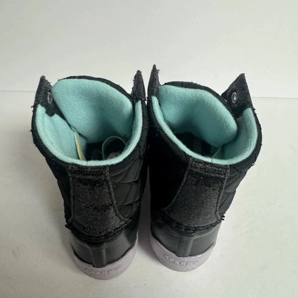 Sperry Port Boot Black Size 1 M Little Girls